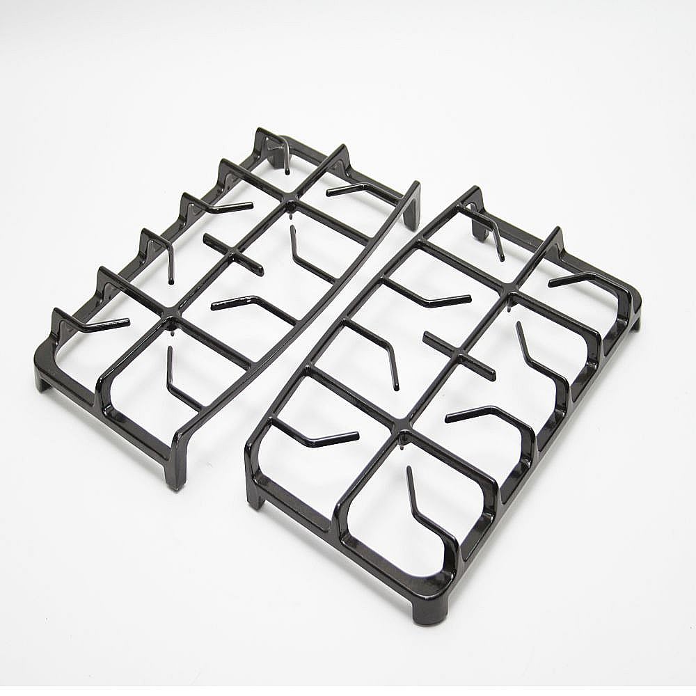 Kenmore Part #318221658, Range Surface Burner Grate Set (Black) | 21.30 x 11.40 x 4.20
