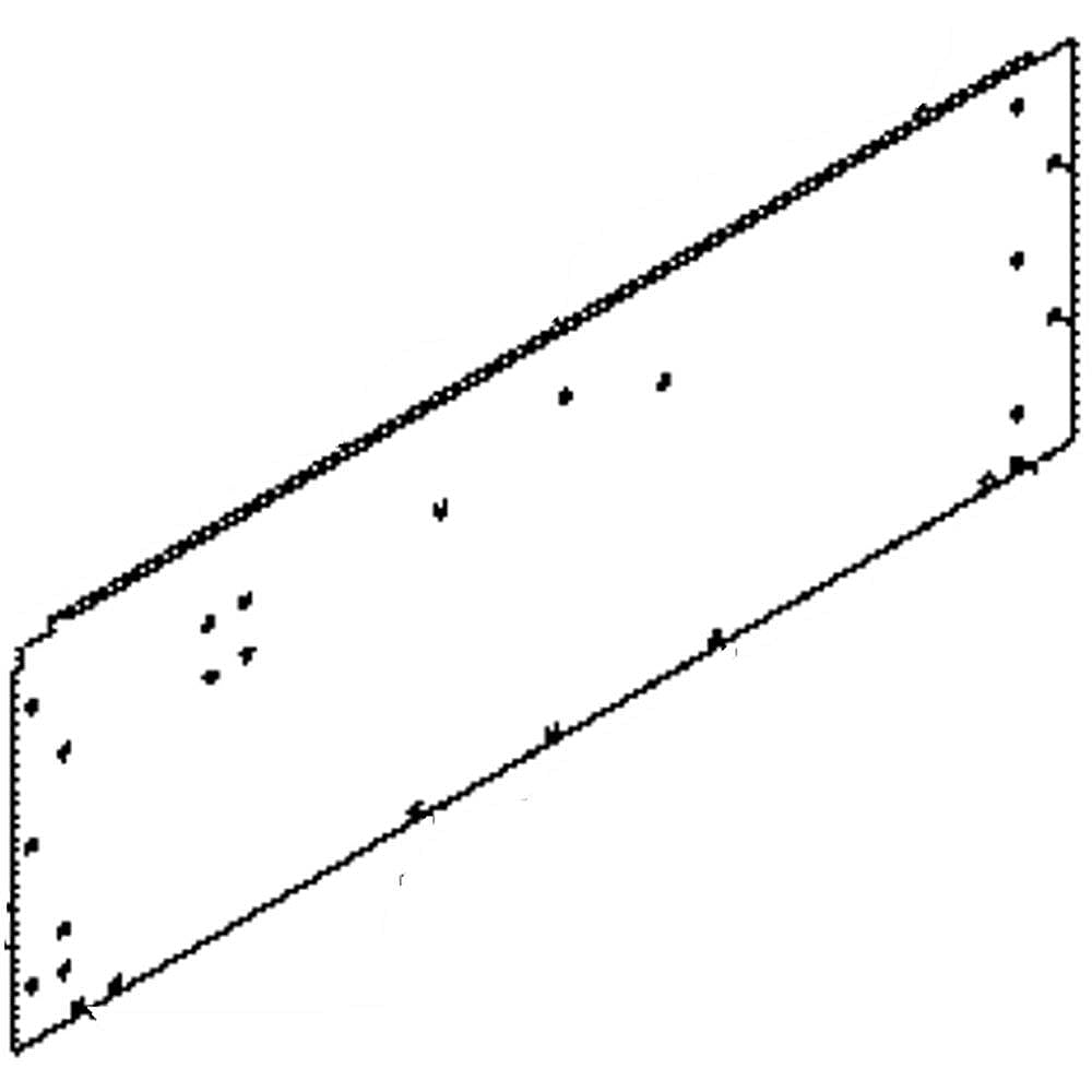 Photo of Kenmore Pro Part #318241708, Panel | 21.75 x 7.35 x 0.20 from Repair Parts Direct