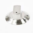Cooktop Element Control Knob (stainless) for Electrolux E36EC75ESS4 - Part 318242203