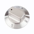 Cooktop Burner Knob for Electrolux E36GC70FSS1 - Part 318242221