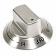 Cooktop Burner Knob (stainless) for Electrolux E36EC75HSS2 - Part 318242250