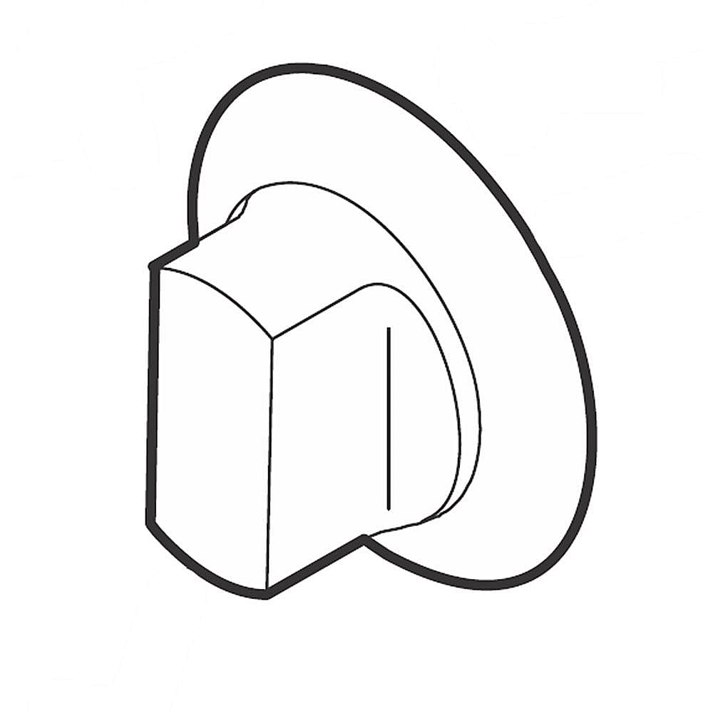 Part #318242276, Range Oven Temperature Knob
