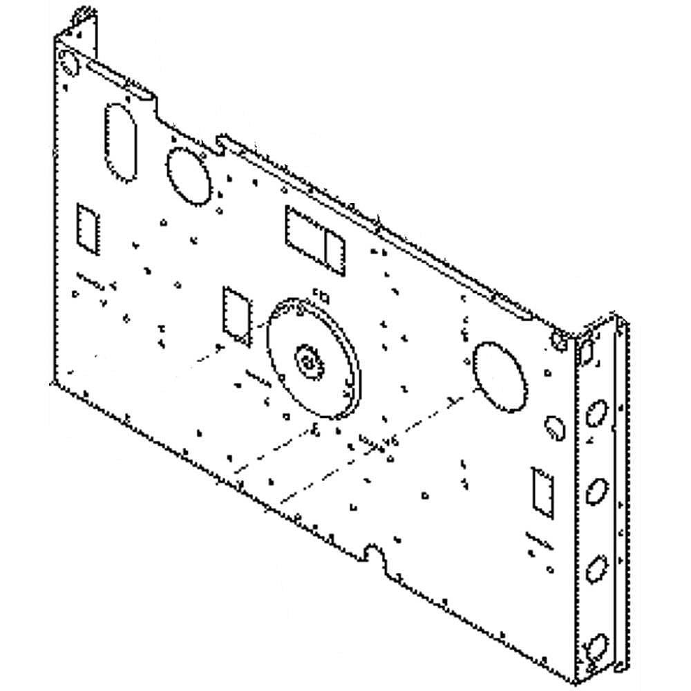 Kenmore Elite Part #318259275, Back | 36.00 x 36.00 x 10.00