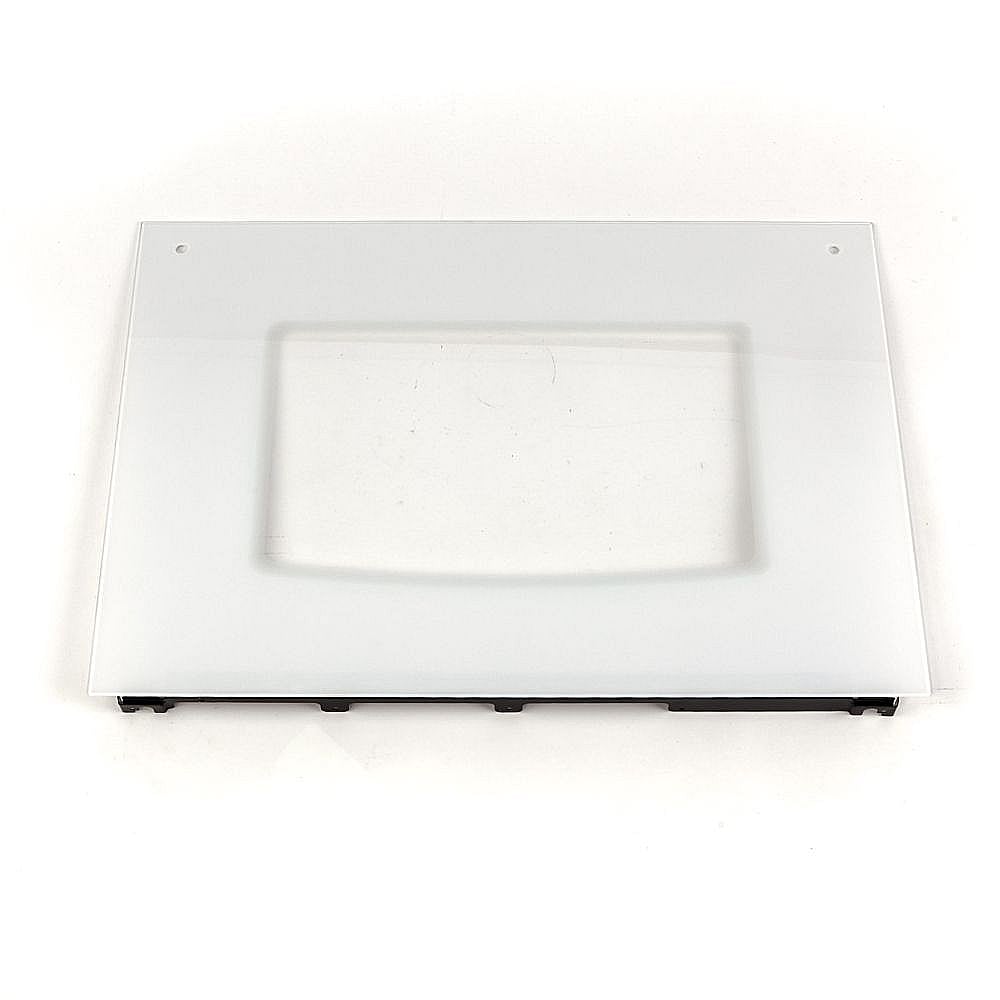 Photo of Range Oven Door Outer Panel Assembly (White) from Repair Parts Direct