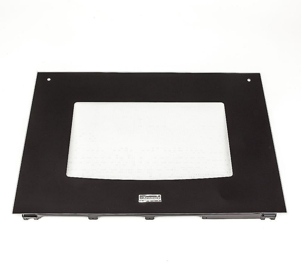 Photo of Range Oven Door Outer Panel (Black) from Repair Parts Direct