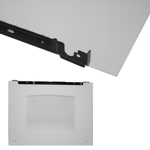 Wall Oven Door Outer Panel Assembly (white) 318261351
