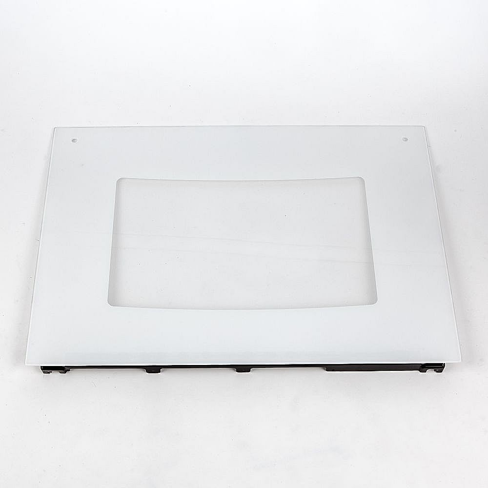 Photo of Range Oven Door Outer Panel Assembly (White) from Repair Parts Direct