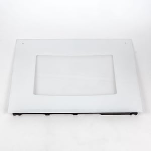 Range Oven Door Outer Panel Assembly (white) 318261356