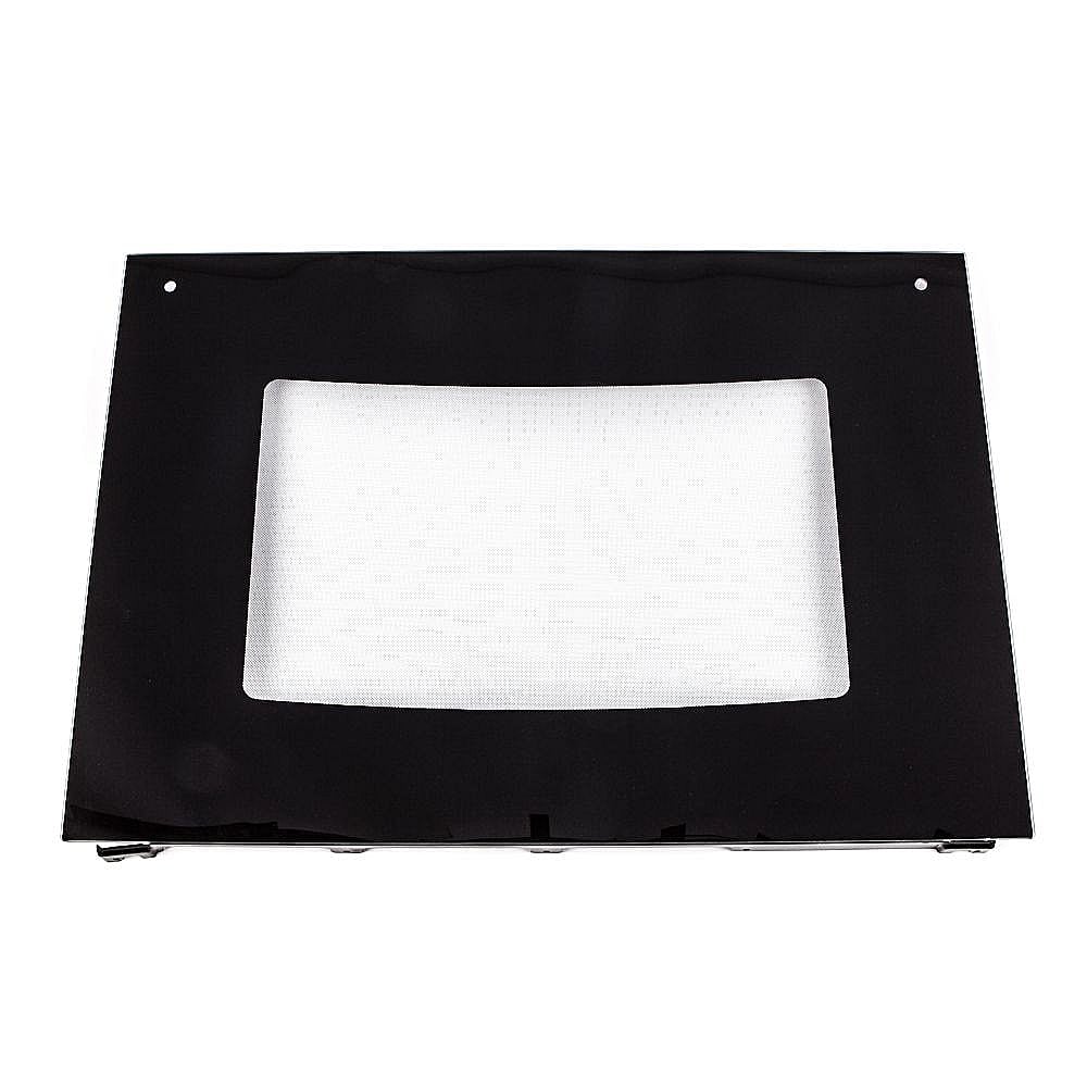 Photo of Range Oven Door Outer Panel (Black) from Repair Parts Direct