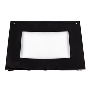 Range Oven Door Outer Panel (black) 318261358
