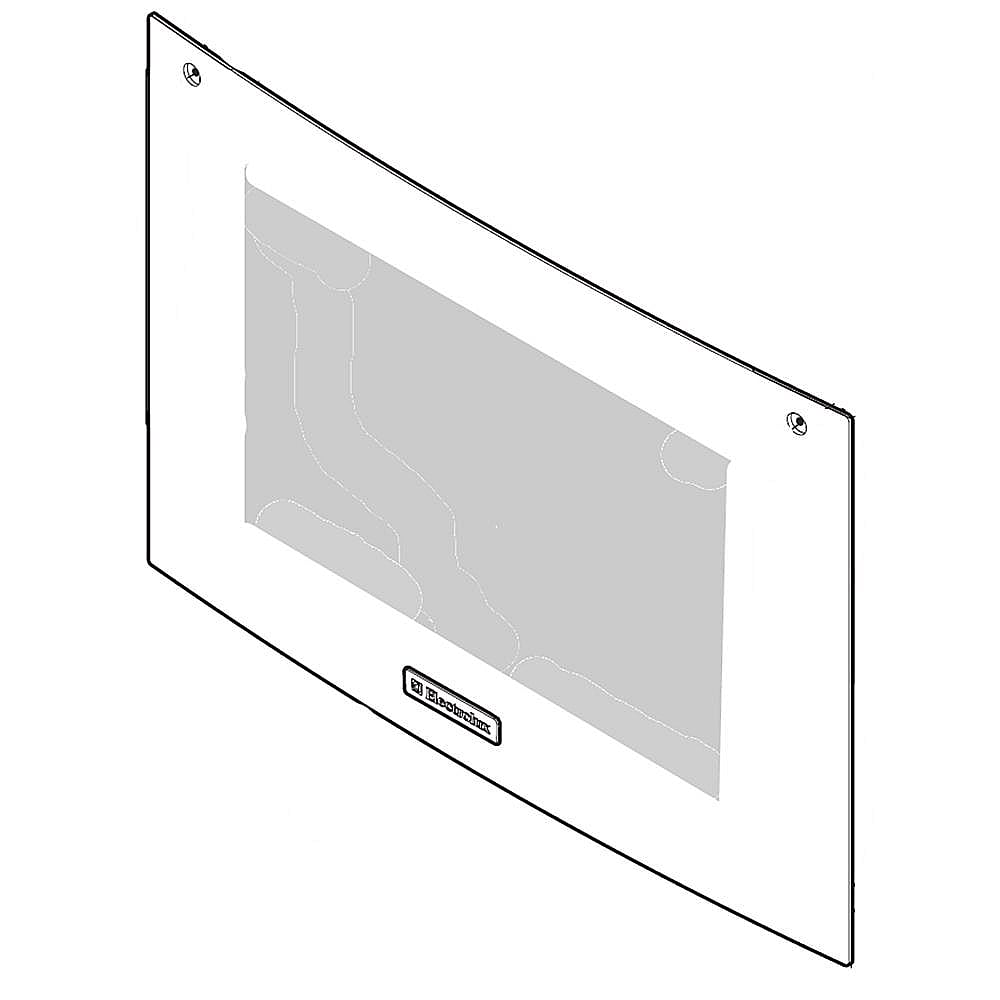 Electrolux Part #318261398, Range Oven Door Outer Panel Assembly | 30.00 x 20.50 x 1.75