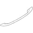 Wall Oven Door Handle (white) 318264411