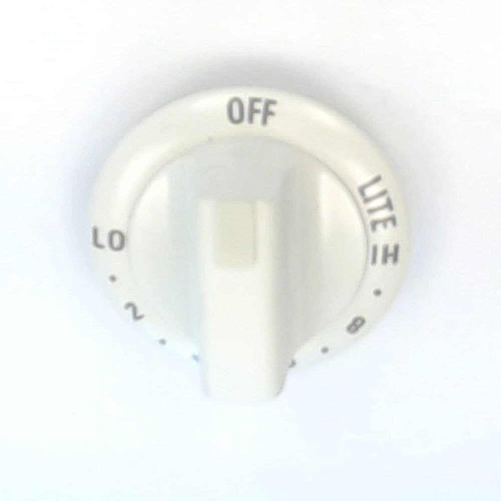 Kenmore Part #318271811, Cooktop Burner Knob | 2.20 x 2.20 x 1.55