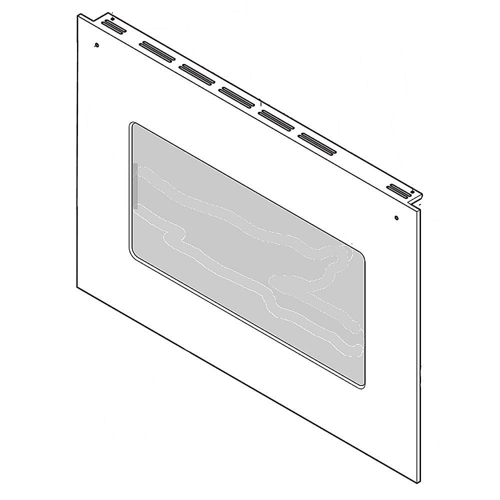 Frigidaire Part #318272151, Wall Oven Door Outer Panel (Stainless) | 23.75 x 21.00 x 8.25