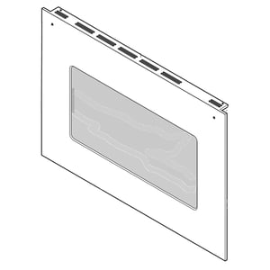 Wall Oven Door Outer Panel (stainless) 318272151