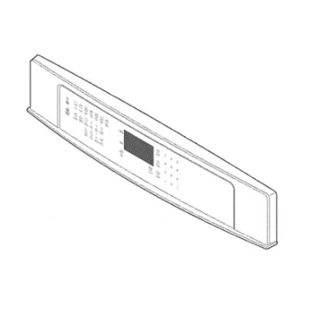 Part #318280445, Wall Oven Control Panel Assembly (Black And Stainless) / 30.00 x 6.05 x 5.95