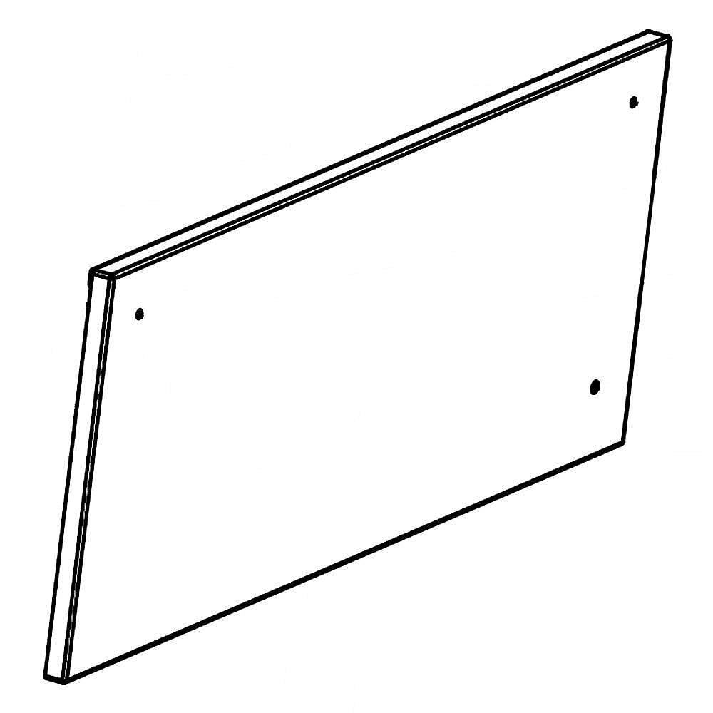 Kenmore Elite Part #318280726, Warming Drawer Front Panel (Stainless) | 30.00 x 11.25 x 0.20