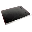 Cooktop Main Top (black) for Kenmore 79042739403 - Part 318282504