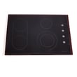 Cooktop Main Top (black) for Frigidaire GLEC30S8EQA - Part 318282513