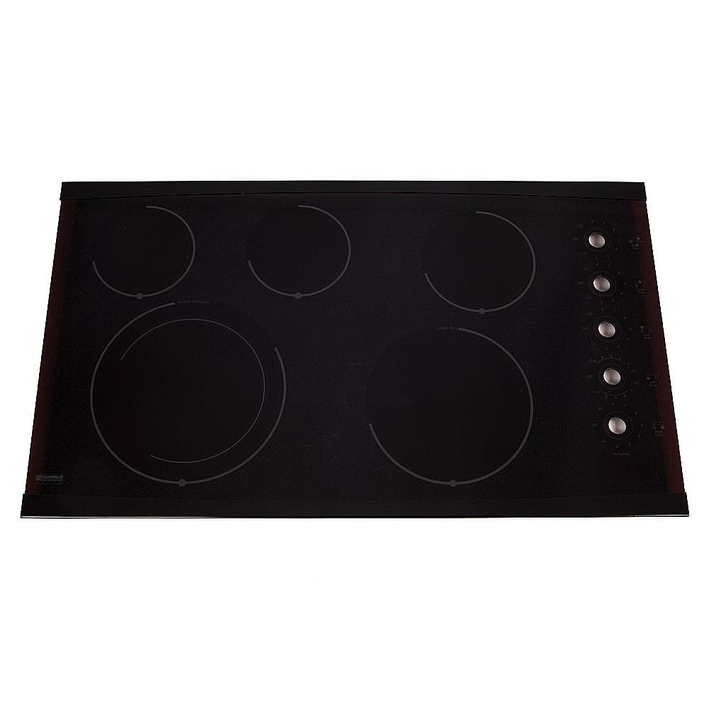 Kenmore Elite Part #318282583, Cooktop Main Top (Black) | 36.75 x 21.50 x 1.00