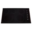 Cooktop Main Top (black) for Kenmore Elite 79041242800 - Part 318282583