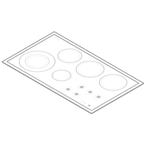 Electrolux Cooktop Main Top (black) 318282596