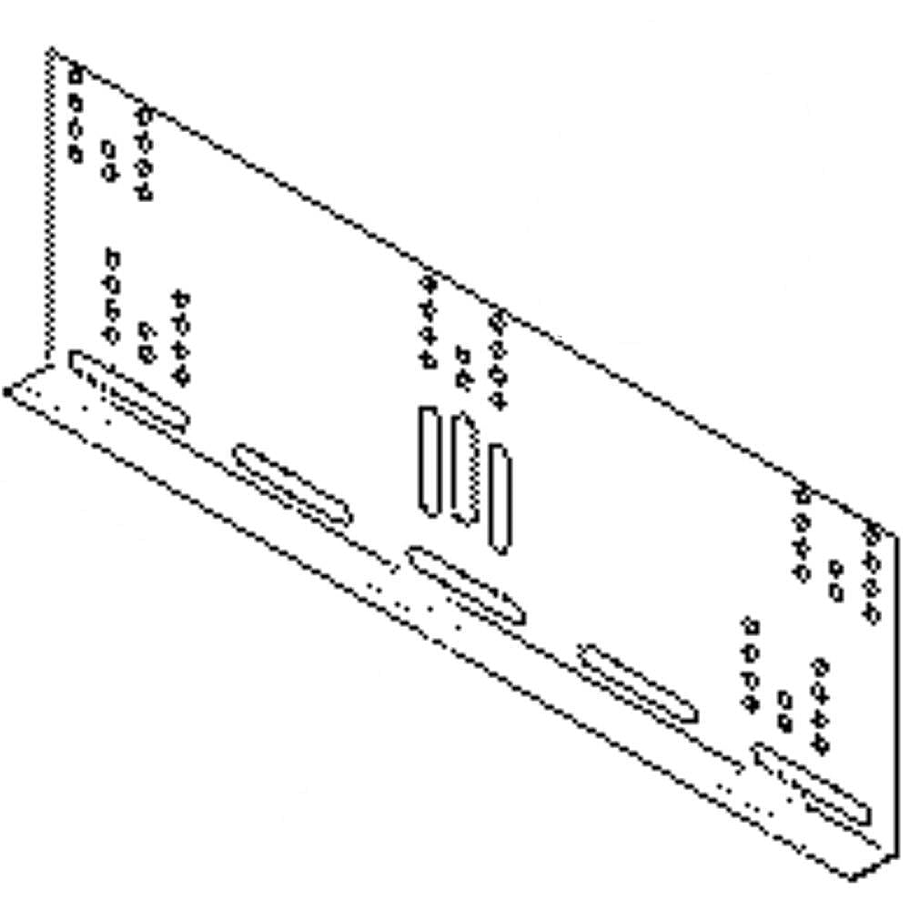 Part #318284201, Oven Panel / 19.90 x 7.95 x 1.20