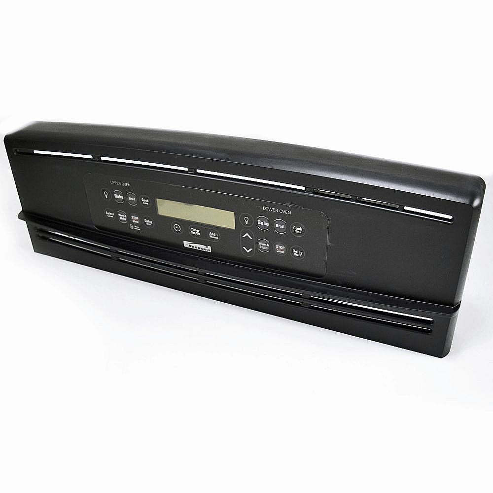 Kenmore Part #318284930, Wall Oven Control Panel Assembly (Black) | 23.75 x 8.00 x 2.80
