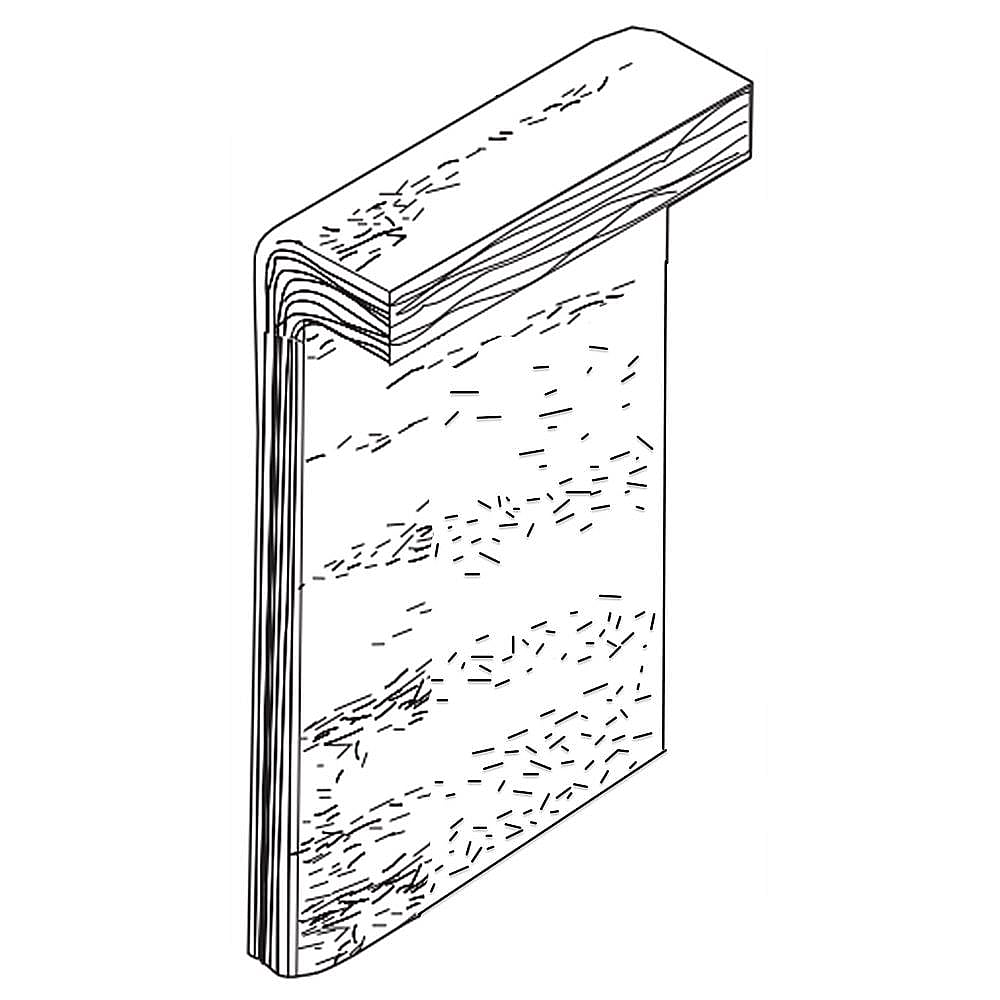 Frigidaire Part #318285007, Insulation | 20.00 x 12.00 x 6.00