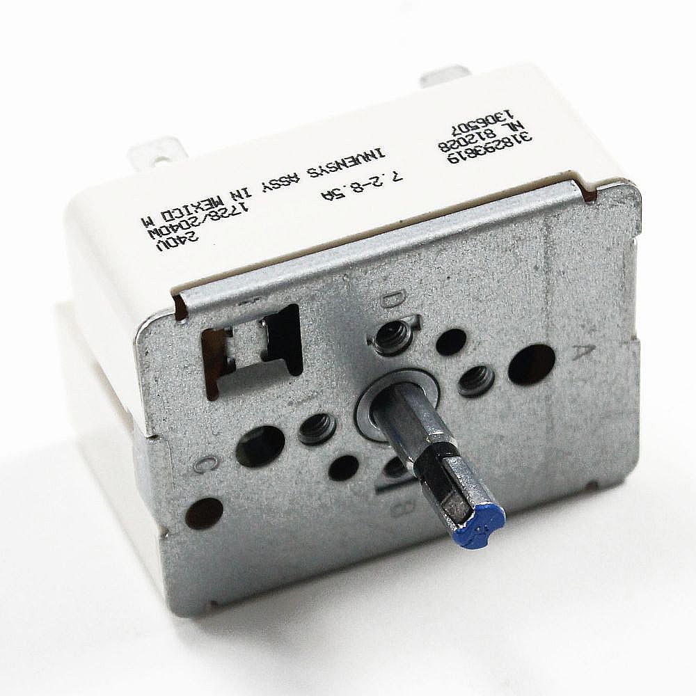 Part #318293819, Cooktop Element Control Switch / 8.00 x 5.05 x 2.60