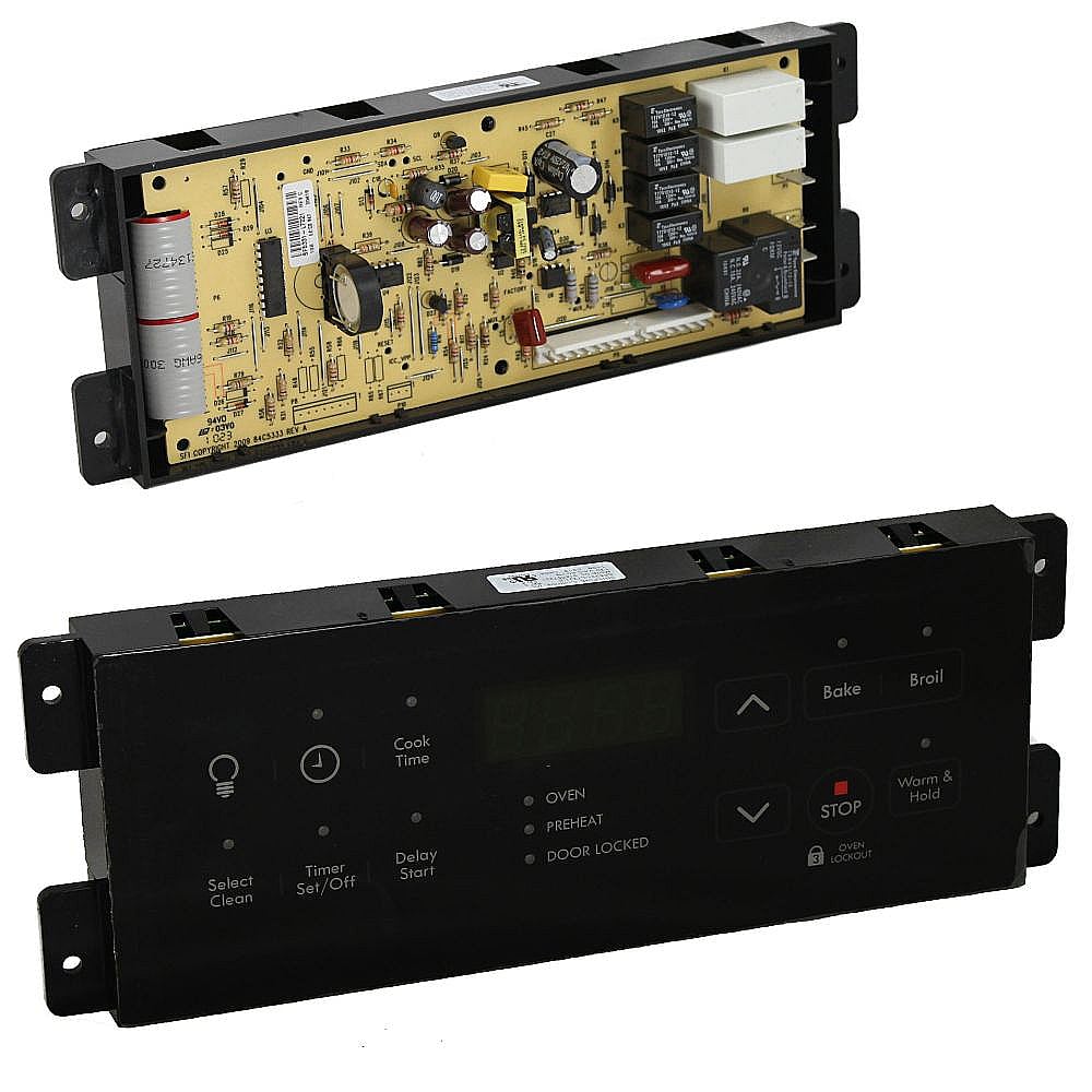 Photo of Range Oven Control Board and Clock from Repair Parts Direct