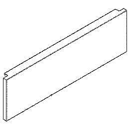 Part #318298827, Range Warming Drawer Front Panel / 29.88 x 9.00 x 1.75
