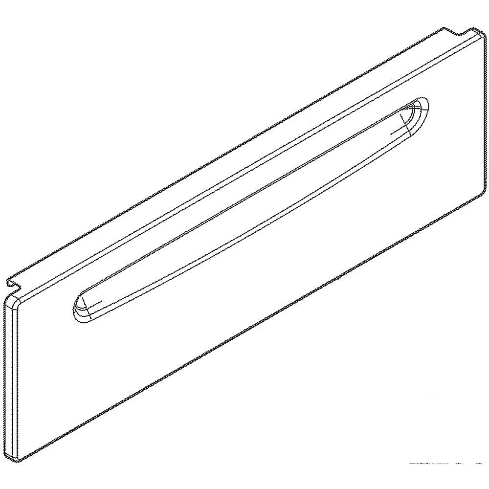 Part #318298906, Range Storage Drawer Front Panel / 29.90 x 9.15 x 2.70