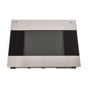 Wall Oven Door Outer Panel Assembly (black And Stainless) 318299529