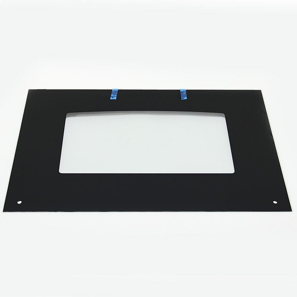 Photo of Range Oven Door Outer Panel, Lower (Black) from Repair Parts Direct