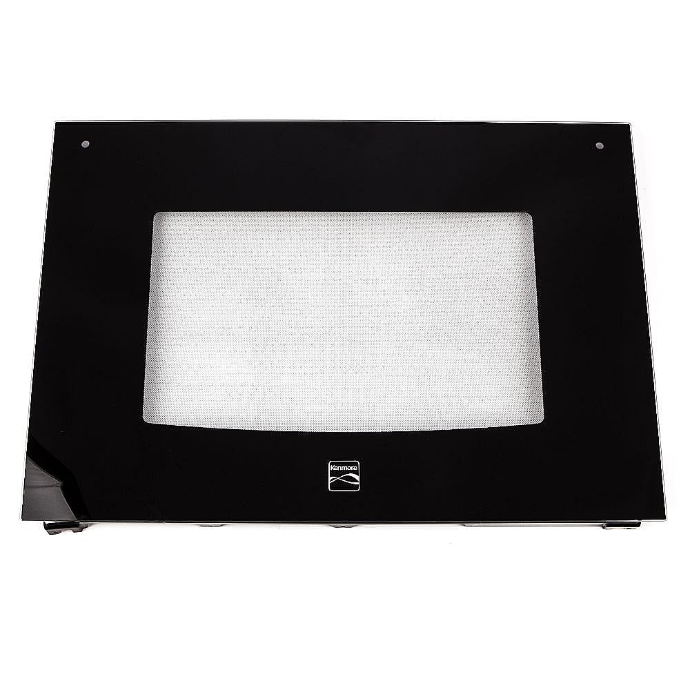 Photo of Range Oven Door Outer Panel (Black) from Repair Parts Direct