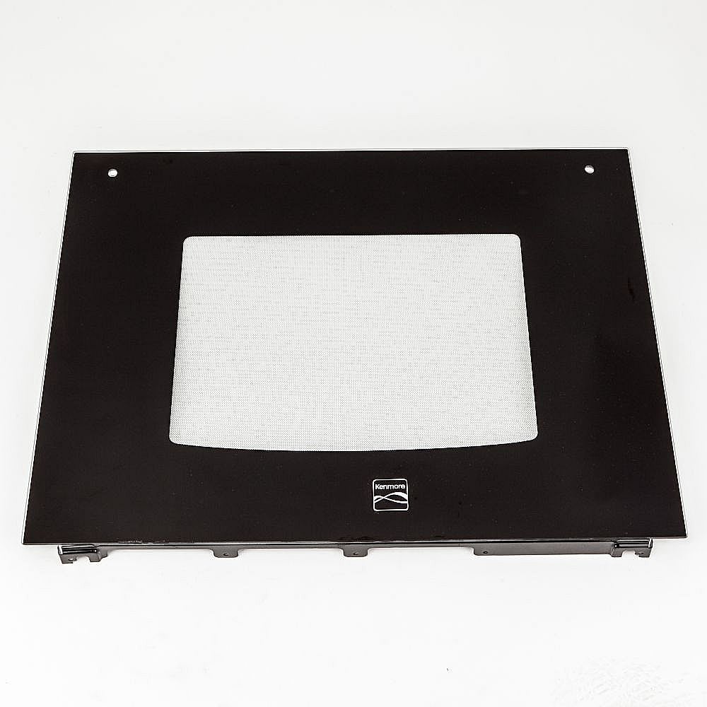 Photo of Wall Oven Door Outer Panel Assembly (Black) from Repair Parts Direct