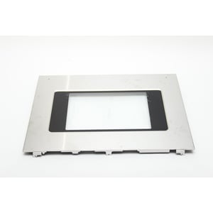 Wall Oven Door Outer Panel (black And Stainless) 318304158