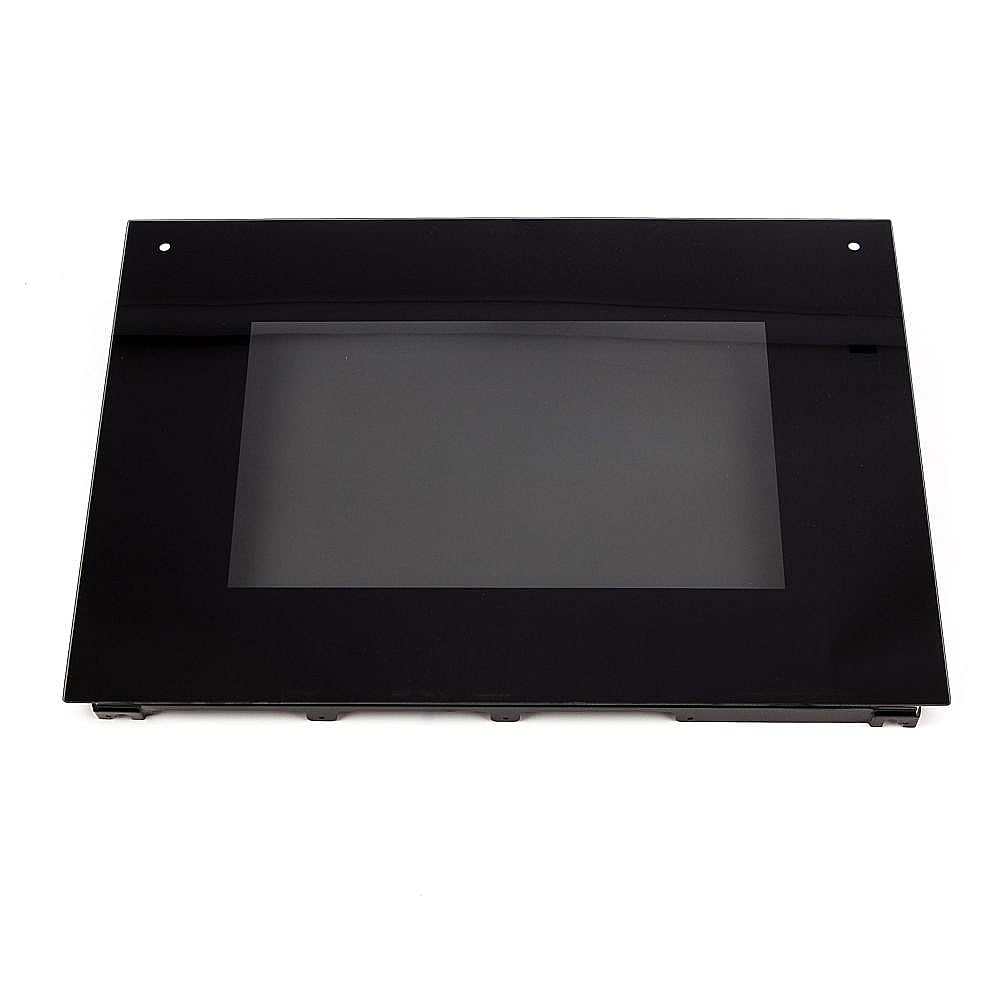 Kenmore Elite Part #318304166, Range Oven Door Outer Panel Assembly (Black)