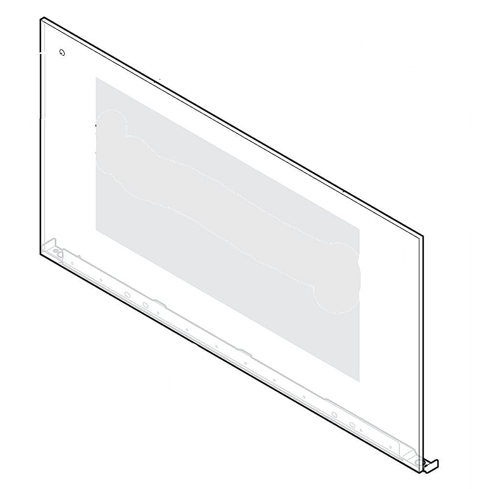 Kenmore Elite Part #318304177, Oven Door Assembly | 41.00 x 24.75 x 4.00
