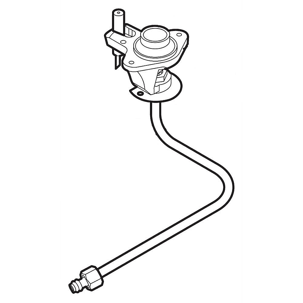 Kenmore Pro Part #318306223, Range Surface Burner Igniter And Orifice Holder, 17, 000-Btu | 8.15 x 4.90 x 2.80