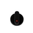 Cooktop Burner Knob (black) for Frigidaire PLEC36S9ECC - Part 318320400