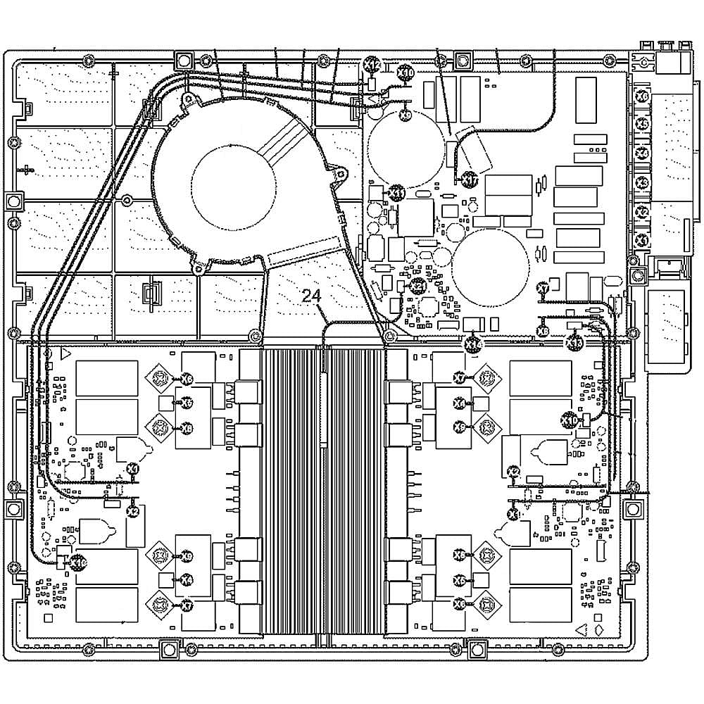 Part #318329602, Range Induction Module Assembly / 25.90 x 21.40 x 2.70