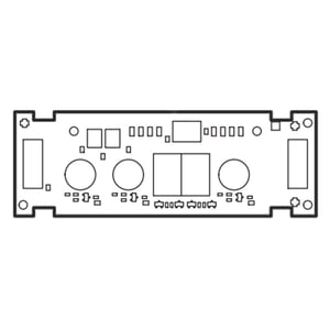 Cooktop Touch Control Board 318330734