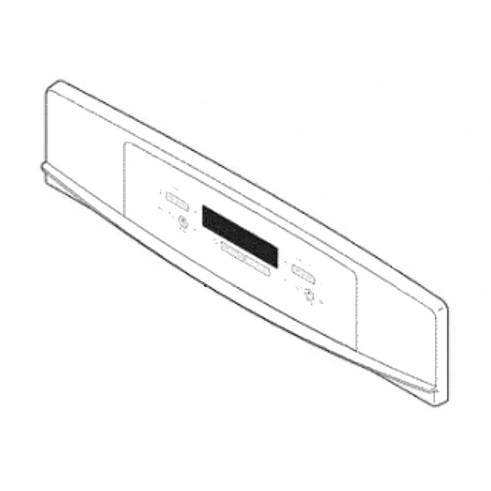 Part #318343015, Wall Oven Control Panel Assembly (Black) / 28.00 x 7.45 x 2.25