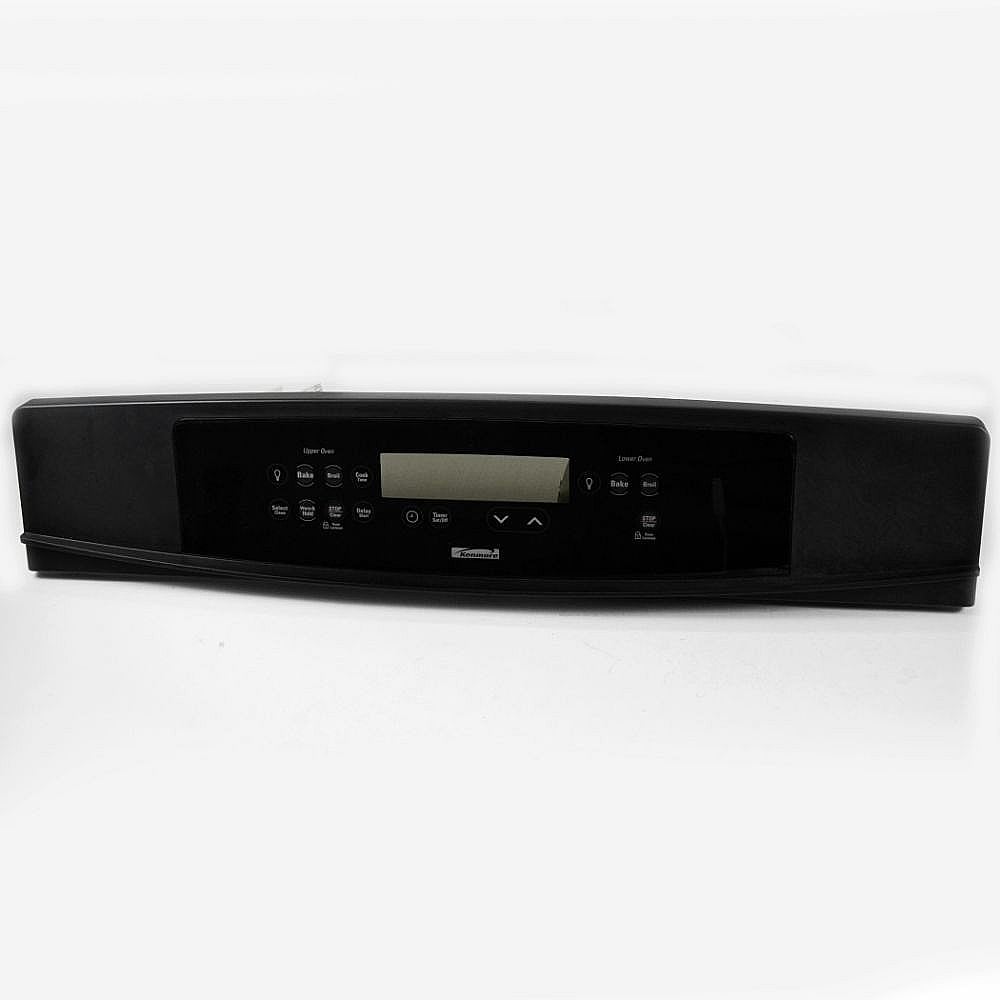Kenmore Part #318343105, Range Control Panel And Overlay (Black) | 6.13 x 5.25 x 8.00