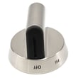 Cooktop Burner Knob for Kenmore Pro 79040503602 - Part 318353224