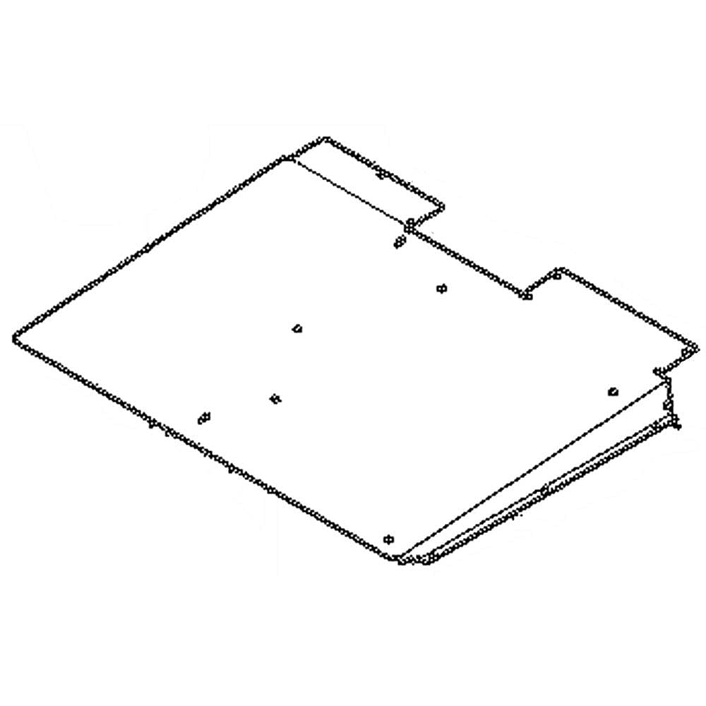 Kenmore Elite Part #318381740, Shield | 24.00 x 18.50 x 2.56