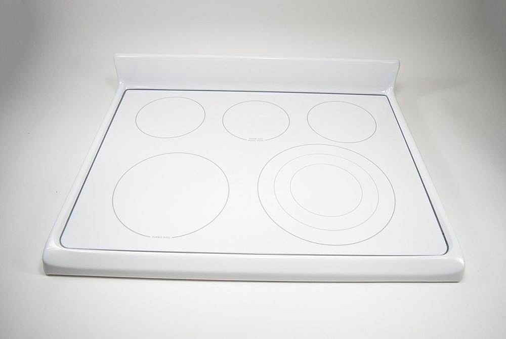 Photo of Range Main Top (White) from Repair Parts Direct