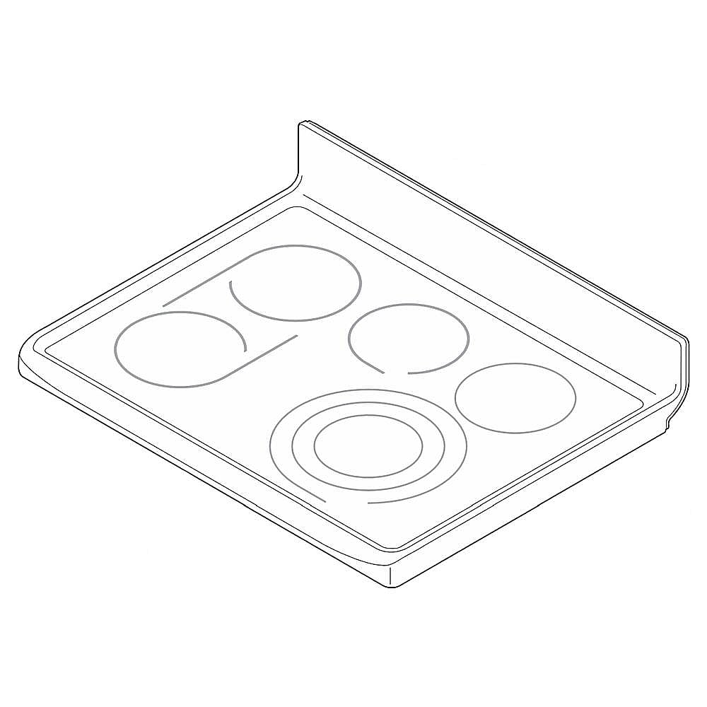 Frigidaire Part #318394225, Range Main Top Assembly (Black)
